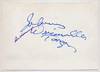 Signatures of Johnny Weissmuller and Maria Weissmuller