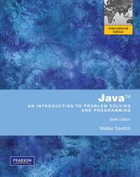 Java An Introduction to Problem Solving & Programming: International Edition