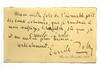 Autograph note, signed ("Emile Zola"), acknowledging the loan of two books