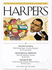 cover of HARPER'S: WHY WE FEAR VACCINES, SEXUAL ABUSE, ARENA FOOTBALL.