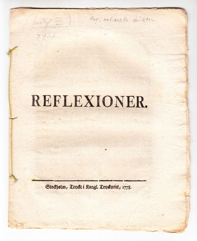 Reflexioner.