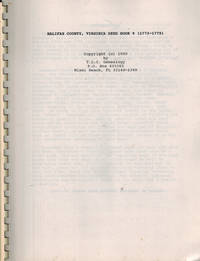 cover of Halifax County, Virginia Deed Book 9 ( 1773-1775 )