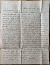 Autograph Letter Signed, Boston November 24, 1845 and a Printed Circular both Addressed to Cornelius Master, Penn Yan, New York