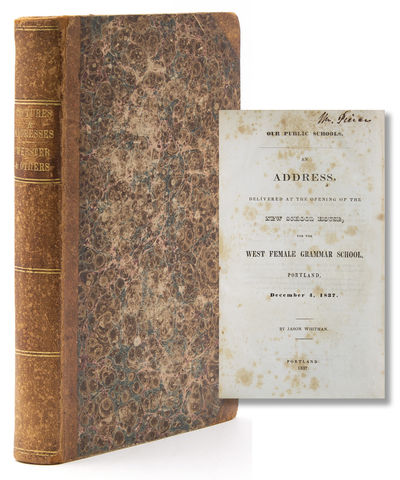 [Sammelband of 10 pamphlets bound together, including works by Daniel Webster as well as several relating to female education including several Maine imprints]