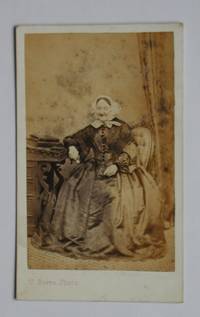 Carte De Visite Photograph: Portrait of a Seated Elderly Woman.