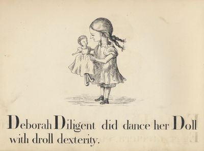 AN ALPHABET. Allegorical & Alliterative & Amusing. L. J. H. Artistical