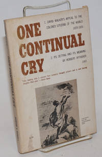 image of One continual cry;