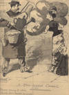 Original cartoon: "A Two-legged Camel", pencil, ink and wash on paper, signed ("Tho Worth/80/New York")