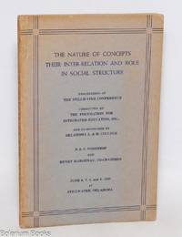 The nature of concepts, their inter-relation and role in social structure. Proceedings of the...