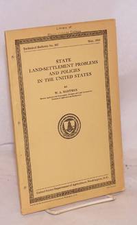 image of State land-settlement problems and policies in the United States