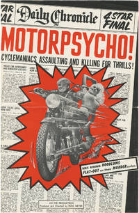 cover of Motorpsycho! (Original pressbook for the 1965 film)