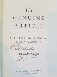 cover of The Genuine Article - A Historian Looks at Early America