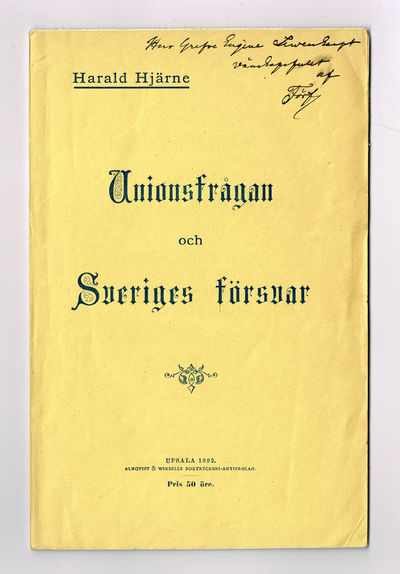 Unionsfrågan och Sveriges försvar.…