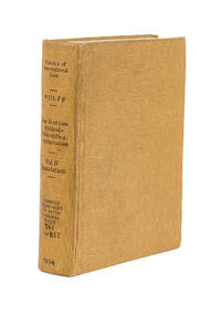 Jus Gentium Methodo Scientifica Pertractatum. Reprint of 1764 edition