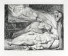 The Death of the Strong Wicked Man.  A single plate from Robert Blair's The Grave