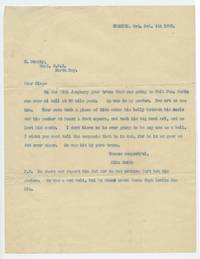 Joke letter to G. Murphy, Supt. C.P.R. North Bay