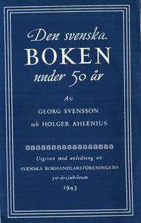 Den svenska boken under 50 år.