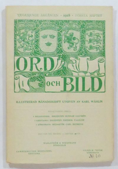 Ord och Bild. Illustrerad månadsskrift.…