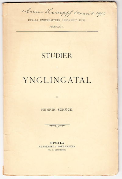 Studier i ynglingatal (2).