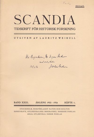 Ærkebispevalget i Lund 1177. Särtryck ur Scandia.…