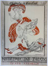 ORIGINAL "NIEBEZPEICZNE ZWIAZKI (DANGEROUS LIASONS)" POLISH THEATRE POSTER