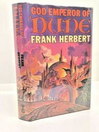 SIGNED FIRST EDITION OF GOD EMPEROR OF DUNE  REVIEW COPY FINE in dj. BRITISH