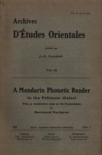 A Mandarin Phonetic Reader In the Pekinese…
