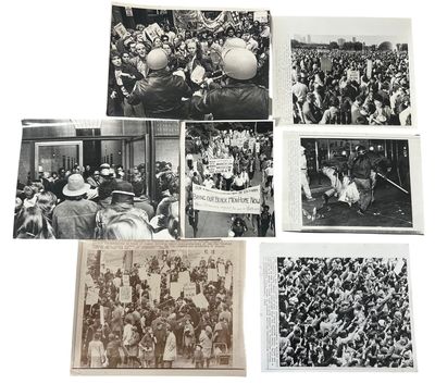 Black Anti-Vietnam Protest, and Police Confrontation in the Midwest, circa 1969 to 1972