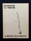 Derrière le miroir 98, 1957. With 3 lithographs by Giacometti