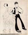 The trouble with you boys to-day is you have no imagination!" "Well girlie, nowadays we don't need imagination." [Photostat]