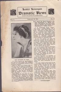 cover of Lester Lonergan Dramatic News Vol. 1 No. 17 February 26, 1912