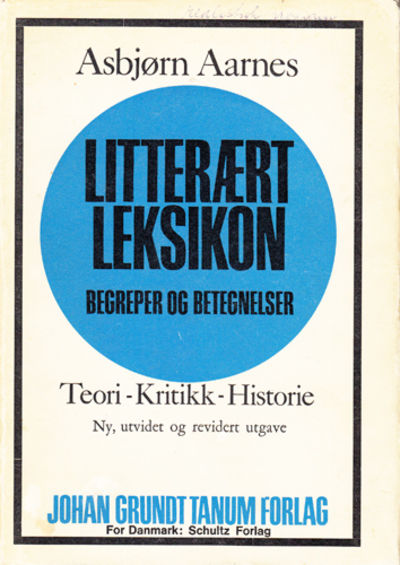 Litterært leksikon. Begreper og betegnelse. Teori…