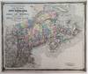 County Map of New England and the Provinces of Quebec, New Brunswick, Nova Scotia and Prince Edward Island, Atlas of the United States; Atlas of the United States