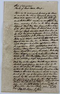 [Manuscript Legal Affidavit Regarding Disputed Ownership of Several Named Slaves in Antebellum Louisiana]