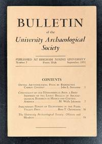 Bulletin of the University Archaeological Society, Number Two (2)
