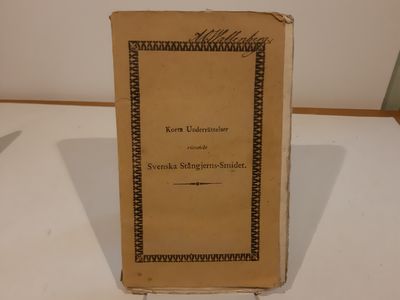 Korta Underrättelser rörande Svenska…