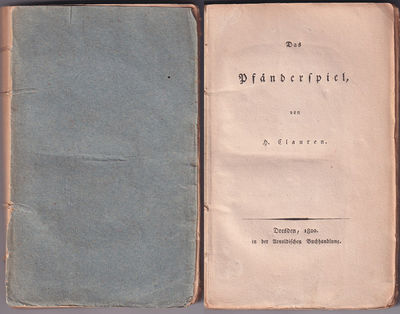 Das Pfänderspiel von H. Clauren.