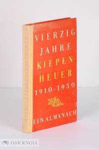 VIERZIG JAHRE KIEPENHEUER 1910-1950
