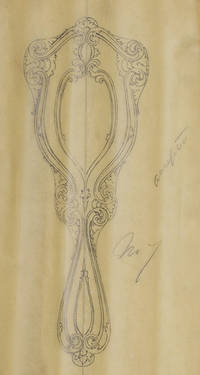Original pencil design for ladies' hand mirror
