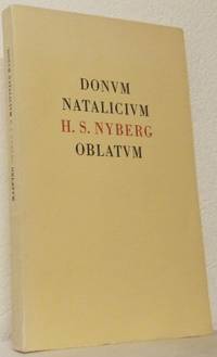 Donum natalicum H. S. Nyberg oblatum.