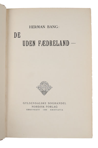 De uden Fædreland. - [DEDIKATIONSEKSEMPLAR.] (photo 4)