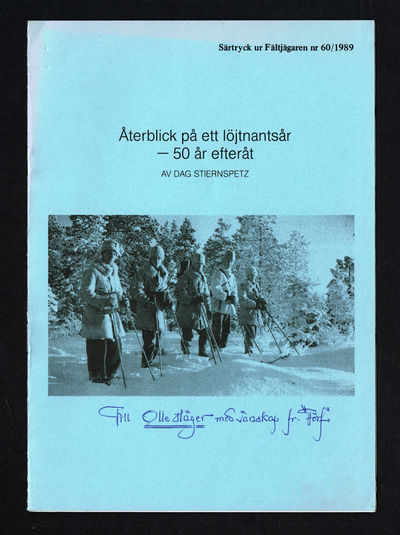 Återblick på ett löjtnantsår - 50 år efteråt.