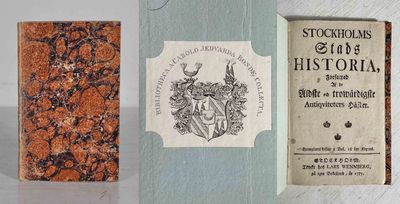 Stockholms stads historia, författad af de äldste…