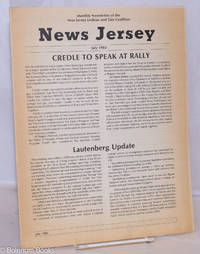 image of News Jersey: monthly newsletter of the NJ Lesbian & Gay Coalition; July, 1983: Credle to Speak at Rally