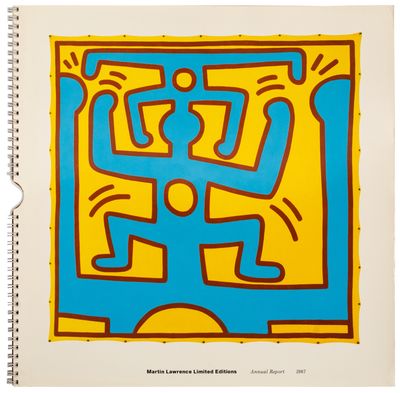 Martin Lawrence Limited Editions, Inc. 1987 Annual Report (Signed by Keith Haring)