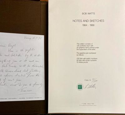Notes and Sketches, 1964-1966.