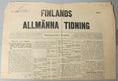 Finlands allmänna tidning. N:o 255. Thorsdagen…