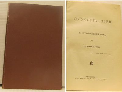 Ordklyfverier. En etymologisk hjälpreda.