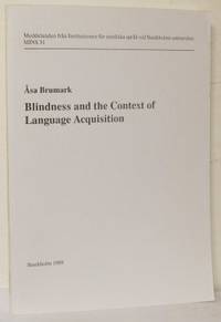Blindness and the Context of Language…