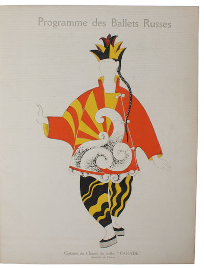 BALLETS RUSSES. PROGRAMME. PARIS 1917. Les…